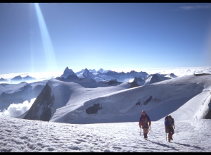 Montt Blanc, Matterhorn and Eiger